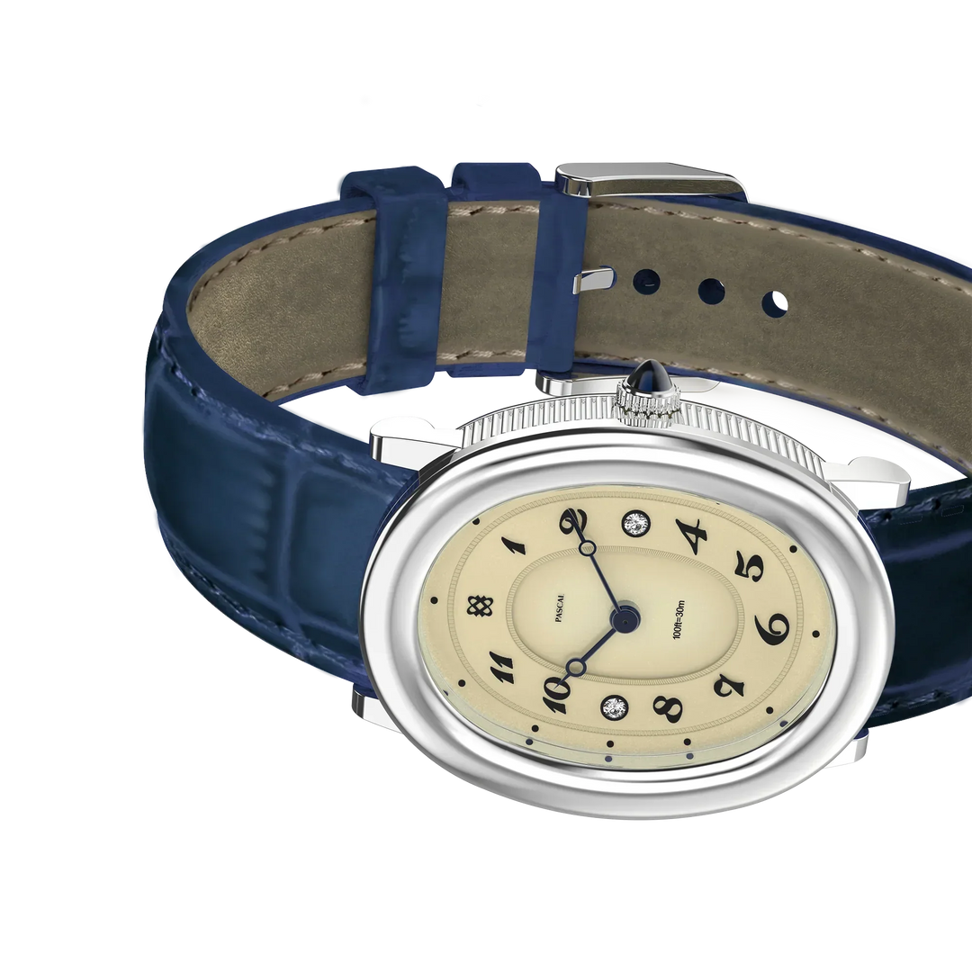 Oval Bubble Diamond Watch Gift Set